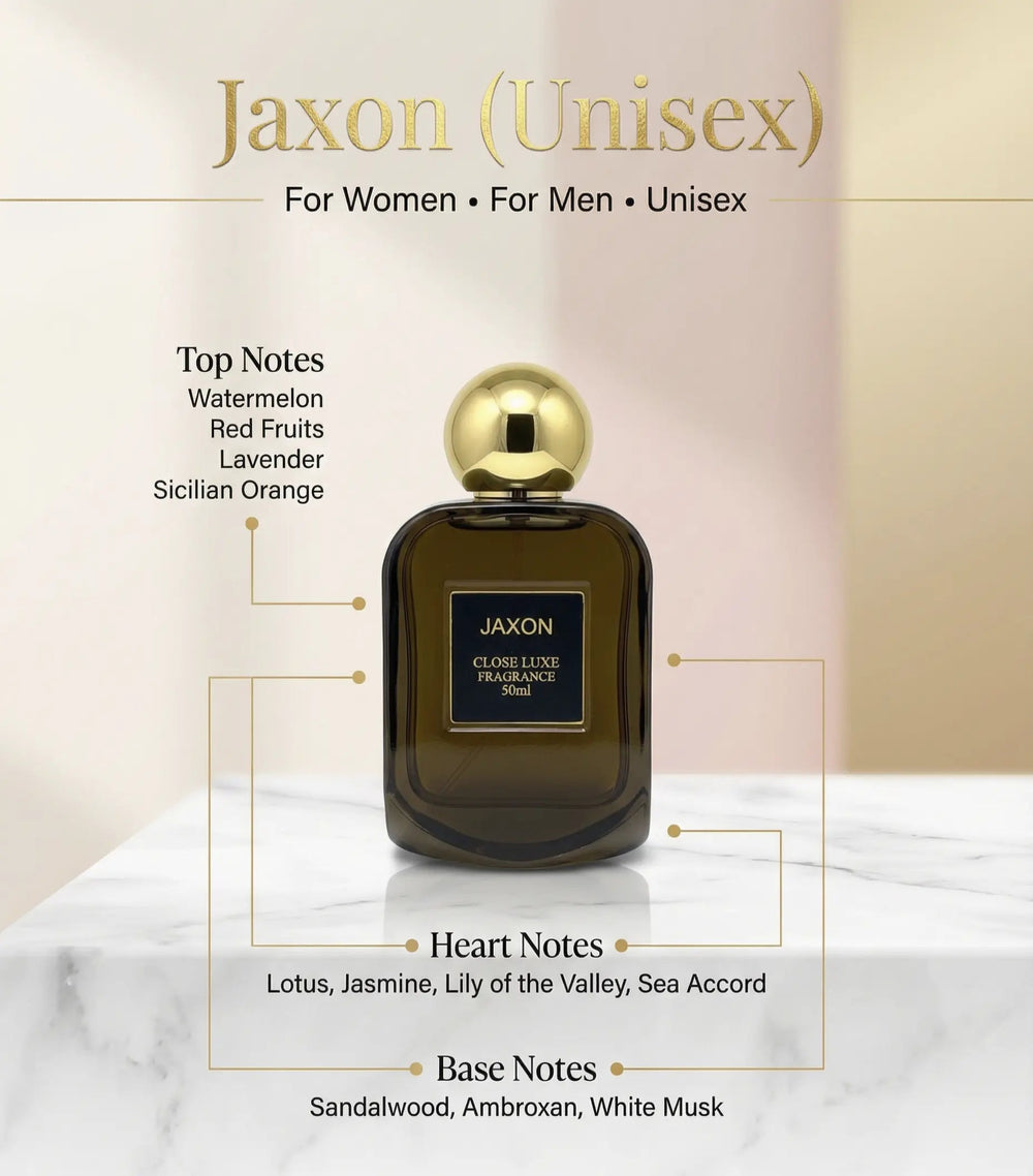 JAXON | Unisex Luxury Perfume – Fresh, Floral & Musky Eau de Parfum CloseLuxe