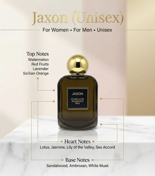 JAXON | Unisex Luxury Perfume – Fresh, Floral & Musky Eau de Parfum CloseLuxe