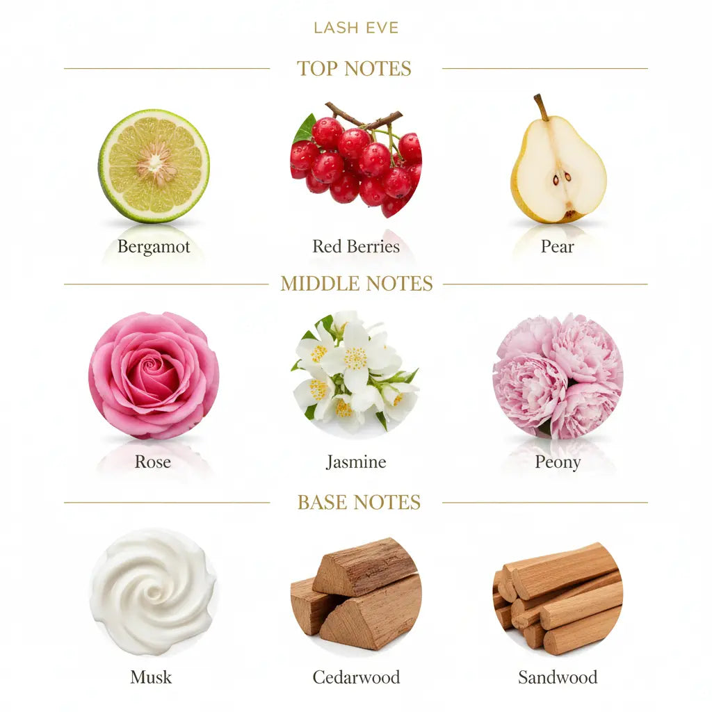 LASH EVE — A Luxury Perfume for Women | Floral • Fruity • Musky Harmony CloseLuxe