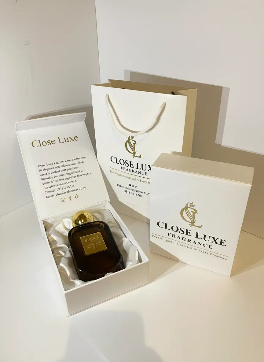 STROUD — Unisex Luxury Perfume | Sweet • Smoky • Amber-Musk Essence CloseLuxe