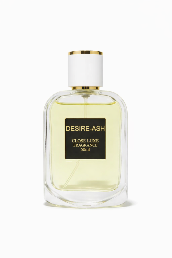 Desier Ash is a fresh, energetic fragrance for men with vibrant lemon & pineapple, soft florals, and a warm musky woody base. Long-lasting & refined.