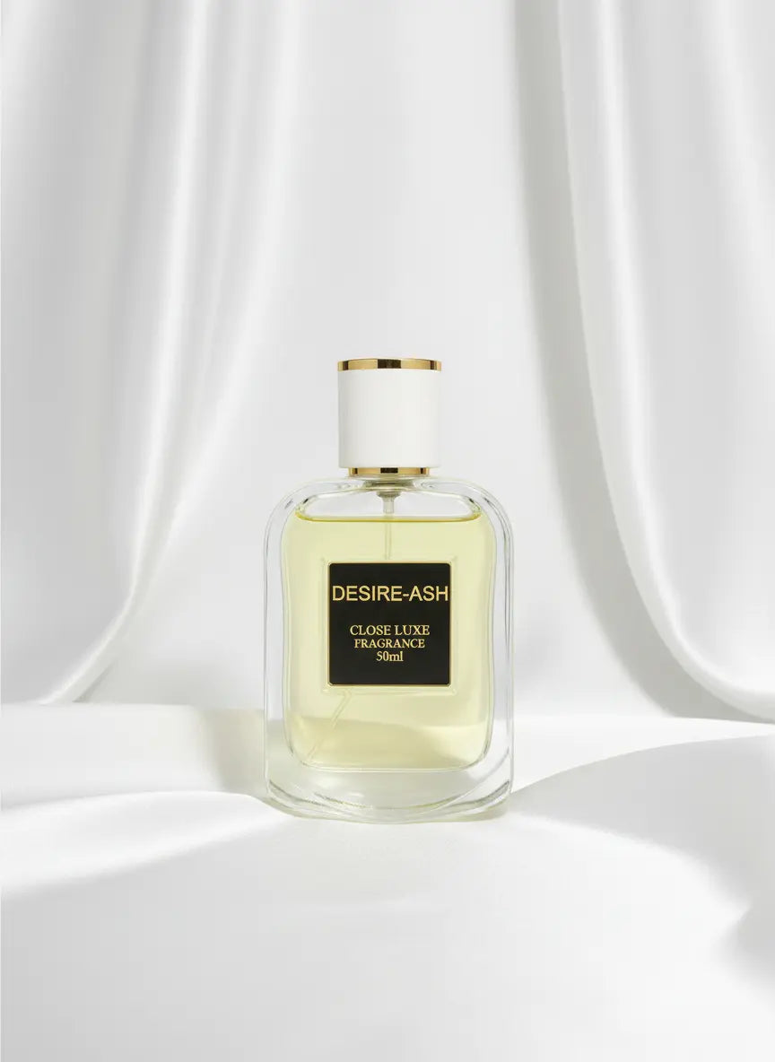 Desier Ash is a fresh, energetic fragrance for men with vibrant lemon & pineapple, soft florals, and a warm musky woody base. Long-lasting & refined.