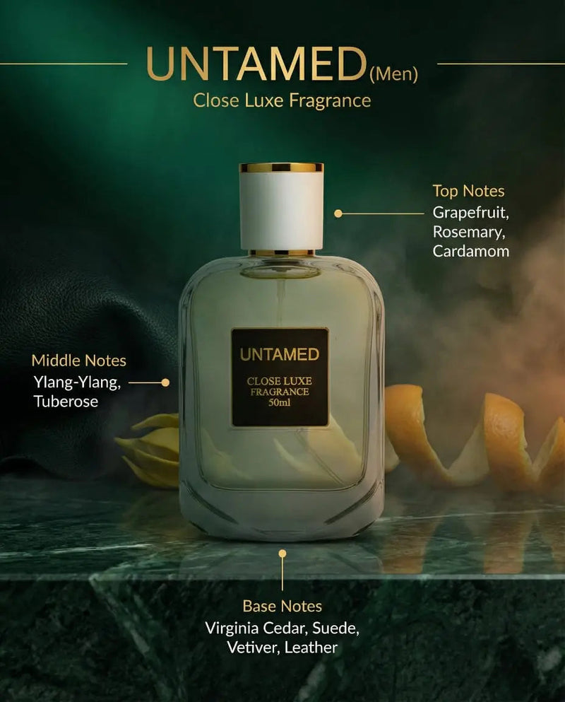 UNTAMED — Fresh • Clean • Confident Elegance for Men | Modern Sophistication