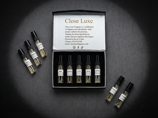 Close Luxe  Fragrance– 5 Perfume Testers(5ml) in Luxury Box close luxe fragrance
